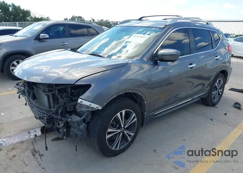 2017 Nissan Rogue Sl z USA, uszkodzony, nr VIN 5N1AT2MTXHC807045